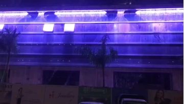 elegant digital water curtain