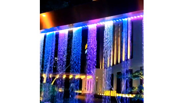 water wall water feature