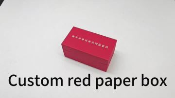 custom red box