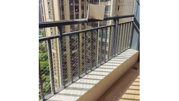304 stainless steel wire rope mesh balcony