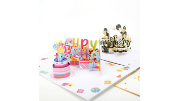 Musical Birthday Cake Pop Up Card