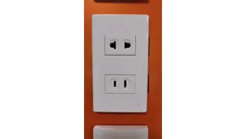 EU Style Flush Mounted One Way Power Light Switch (F5001)1