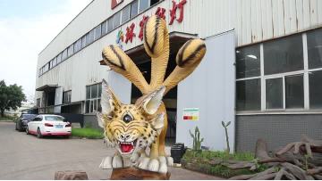 Realistic animatronic animals Lifelike animatronic monsters