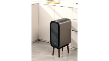 9718M Stainless Steel Wings-Open Sensor Trash Bin