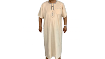 Wholesale Factory  Jalabiya Thobe Muslim Clothes Muslim Dress Islamic Clothing Muslim Men's Clothing1