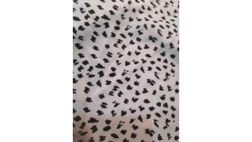 polyester bubble crepe spandex printed fabric