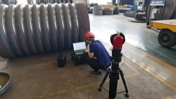 Radian Laser Tracker Pressure Vessel Measurement