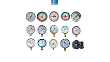 Iron Material 304 Stainless Steel Temperature Pressure Manometer Digital Manometer for Water System Accessories1