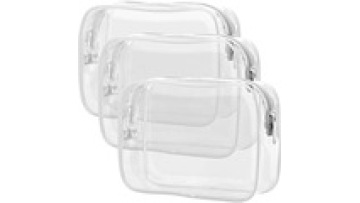 Transparent Travel Wash Bag - Clear Cosmetic Makeup Bag PVC1