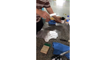 embossing antislip label for gloves