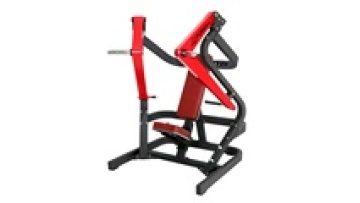 Seated leverage chest press machine