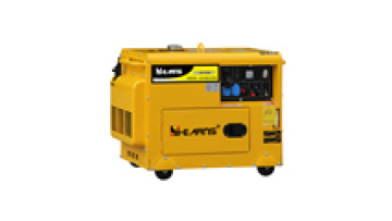 Hi-earns Brand 6KW 7KVA Silent Type Engine Diesel Generator With Univers1