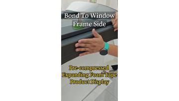 Pre-Compressed Self-Expanding Sealing Tape for Windows & Pipe Penetrations