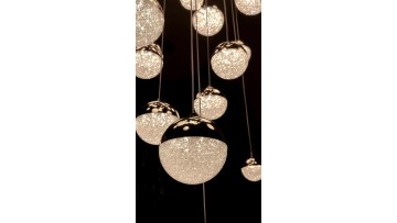 Crystal Ball Chandelier Ceiling Light 