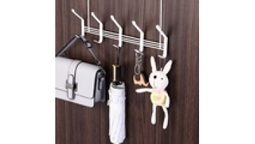 Customizable Single Layer Ironwork Coat Hook Factory-Supplied Dish Draining Clothes Bag Metal Steel Rear Door Storage Rack1