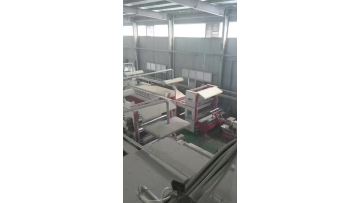 4 Sets of 2.1m High Speed Flat Film Tape Extrusion Line Run in Our Customer's Workshop