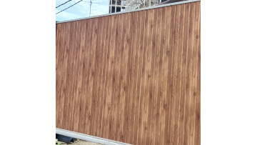 Prepainted wood grain Metal for Fence sheets