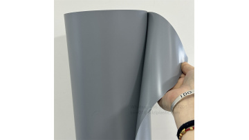 Grey PVC sheets for the construction industry 