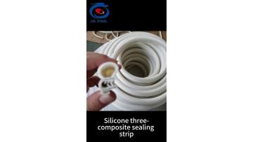 Silicone composite strip