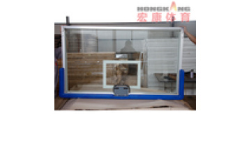 Hongkang Good Price Tempered Glass Backboard Basketball Stand Basketball Hoop for Sale1