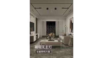 magnetic track lighting without main light