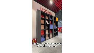 3D Polyester Acoustic Wall Panels combine artistic design with outstanding acoustic performance