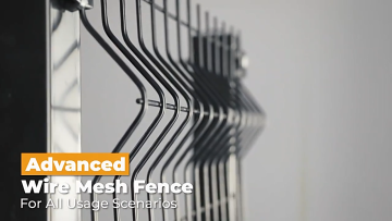 Factory supply galvanized welded steel wire 3d bending farm fence stadium fence prices1