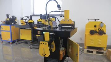 hydraulic busbar processing machine