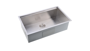 Stainless steel sink using video
