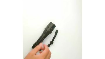 USB Rechargeable Waterproof Handle Flash Light Self-defense Torch LED  Tactical Flashlight1