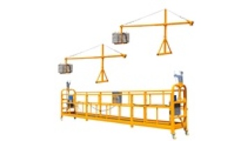 Adjustable Height Rope Suspended Work Platform for Construction Cradles1