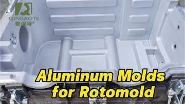 Smart molds with embedded sensors integrated rotomolding