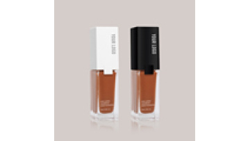 Natural OEM Cosmetics Factory Manufacture Liquid Foundation Makeup Square Glass White Black Lid Foundation For Custom All Skin1