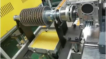 Diamond sawblade brazing line