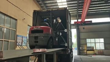 Container Loading for 100m Guyed Tower