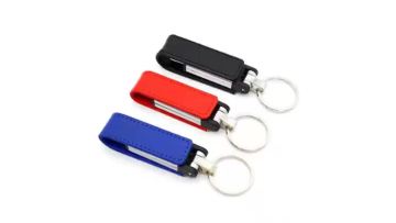 Customizable portable leather USB Flash Disk