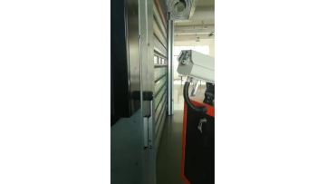 Sample Room spiral door 