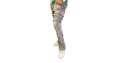 2022 New Summer Motorcycle Jeans Men's Fashion Brand Slim Fit Small Feet Men's Thin Versatile Elastic Pants1