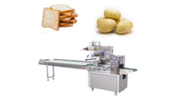 Baguette Food Protein bar Pastry Buns Cake Hamburger Packing Machine Bourbon Biscuit Sandwich Cake Wrapping Machine1