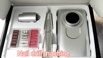 trending products 2022 new arrivals Nail Suppliers Rechargeable cordless Nail Drill Bits  35000 rpm desktop manicure machine1