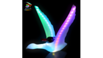 Creative LED Colorful Goose Wine Holder with Flying Bird Wings1