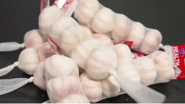 High-quality white dried organic black garlic