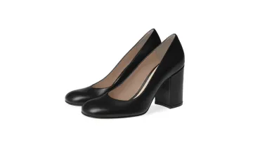 Womens Ankle Strap MID Heel Babydoll Mary Jane Shoes Heeled Pumps Block Heels1