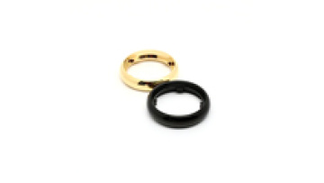 CNC manufacturing decorative parts Customized Security Beauty Device PVD coating aluminum alloy rings for Beauty Device1