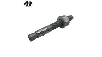 Hot saling  good quality carbon steel/stainless steel high strength through bolt wedge anchor1