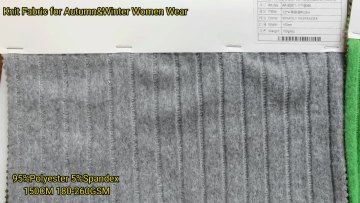 Wholesale custom viscose rayon polyester spandex  fabric knit dyed  brushed sweater fabric for tracksuit1
