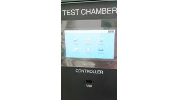 Universal video of the test chamber