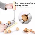Walnut Nutcracker Manual Stainless Steel Nut Cracker Sheller Mechanical Machine shell Fast Opener Kitchen walnut Clip Tools