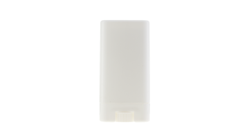 1/2 OZ White Empty Oval Flat Tubes  Lip Balm Containers 15g
