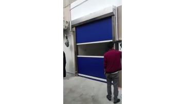 PVC High-Speed Roll-Up Door Industrial Shutter Motor Suitable